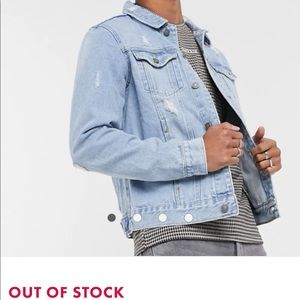 Distressed jacket from ASOS tags still on!